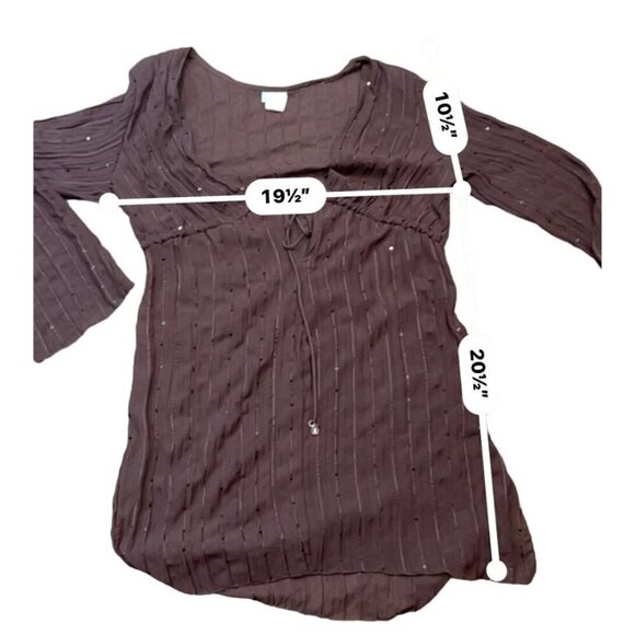 (6โ for $25) Dotti Plunging V Neck Bikini Cover Up Beach Dress Size Small - Picture 3 of 3